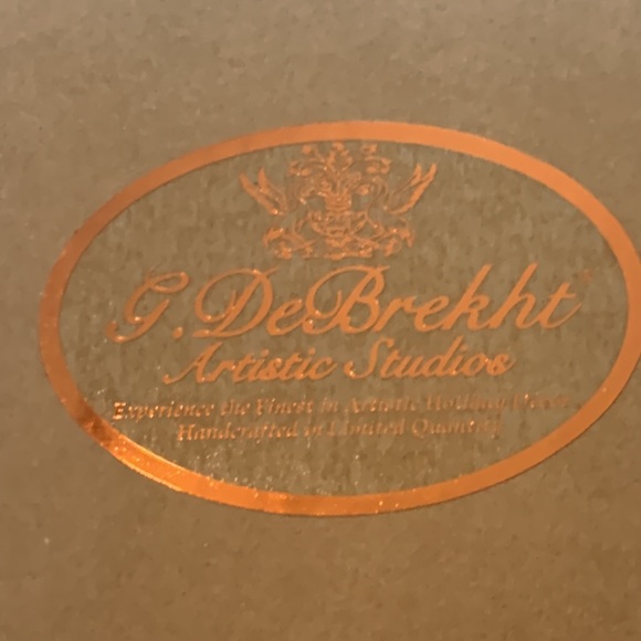 Set of 12 G. DeBrekht 12 Days of Christmas Wood Wooden Ornaments w/ Box + Wreath - Picture 6 of 8